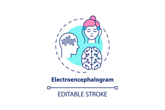 Electroencephalogram Icon Graphics Review