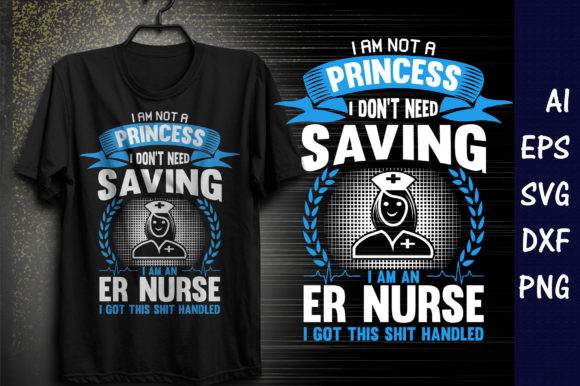 I Am Not a Princess Graphics for T-Shirt Designs