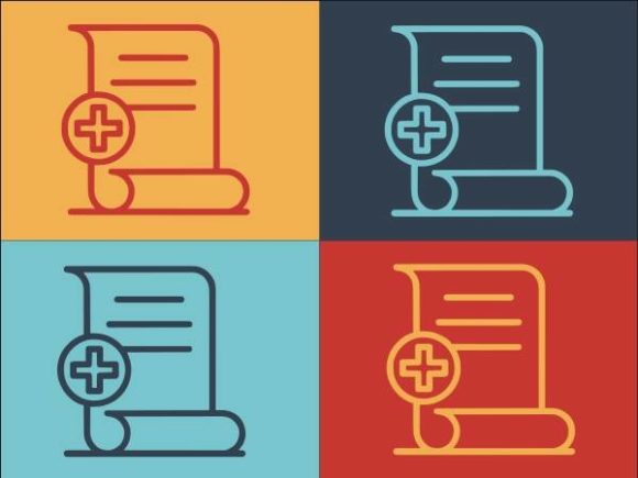 Medical Document Graphics for Logos