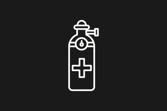 Medical Gas Cylinder Icon: Graphics & Icons Review