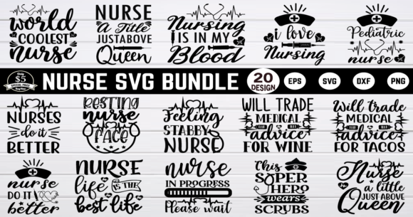 Nurse SVG Bundle Vol 4: A Designer’s Review