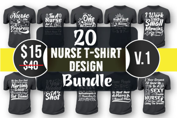 Nurse T-Shirt Bundle V1 Review