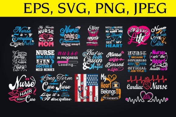 Nurse Vector T-Shirt Design Bundle Review