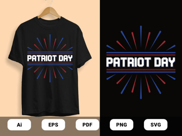 Patriot Day T-shirt Design Vector: Graphics & Print Templates