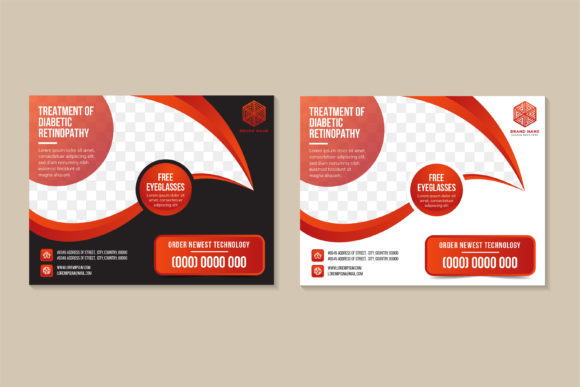 Treatment of Diabetic Retinophaty Horizo Graphics & Print Templates
